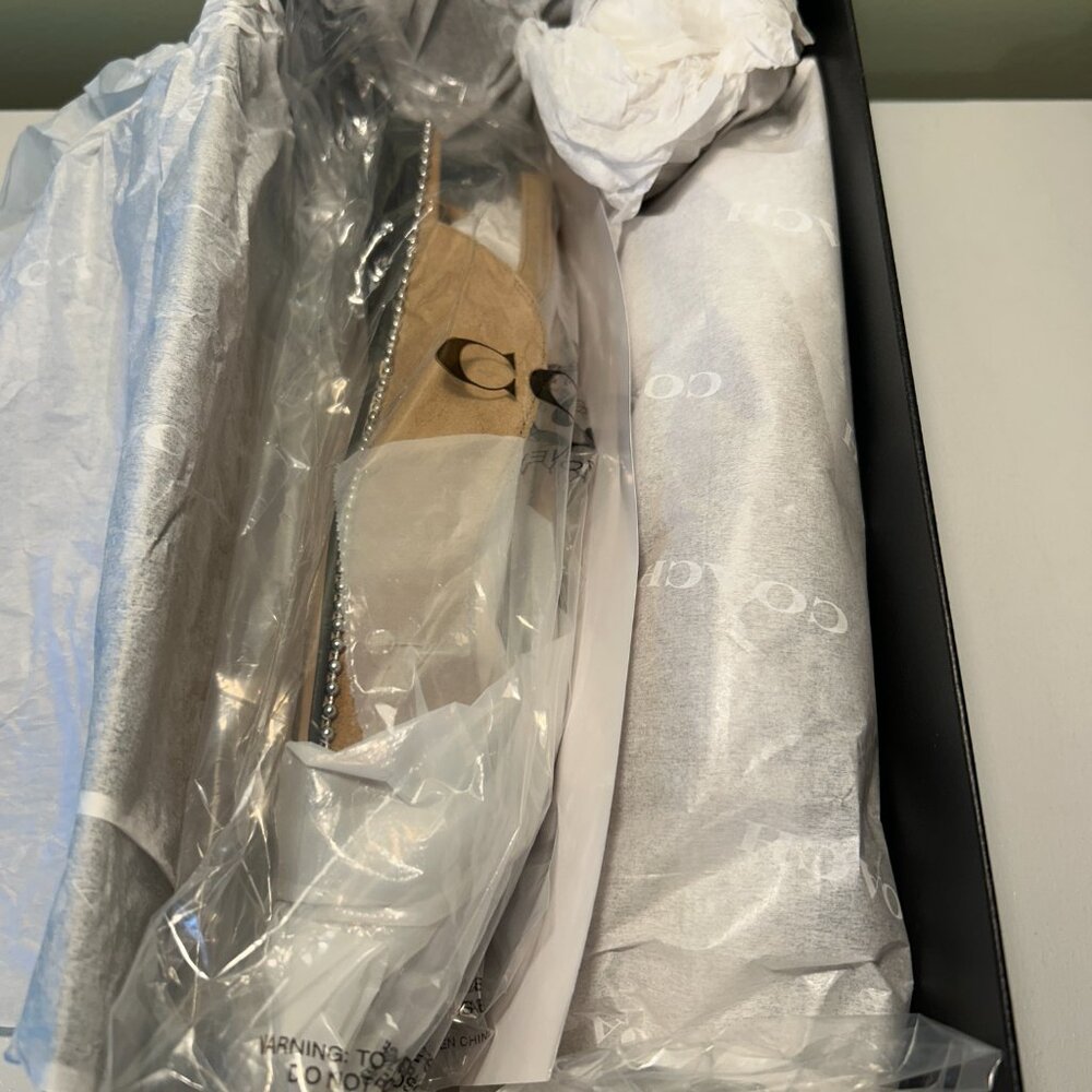 Coach Women's VAE Suede Skimmer Ballet Flat - Picture 13 of 14